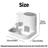 Feeder - Dual-purpose Drinking and Feeding Unit - Convenient, Simple, Large Capacity -Suitable for Small and Medium Dogs and cat